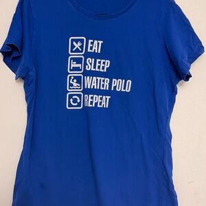 Blue Graphic Women's Top